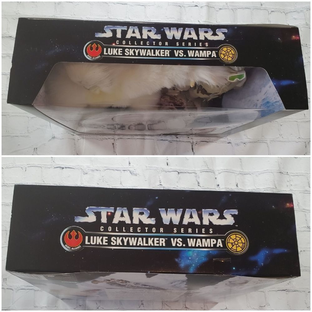 💙NIB Vintage Star Wars Collector Series Luke vs Wampa Figures - Picture 4 of 12